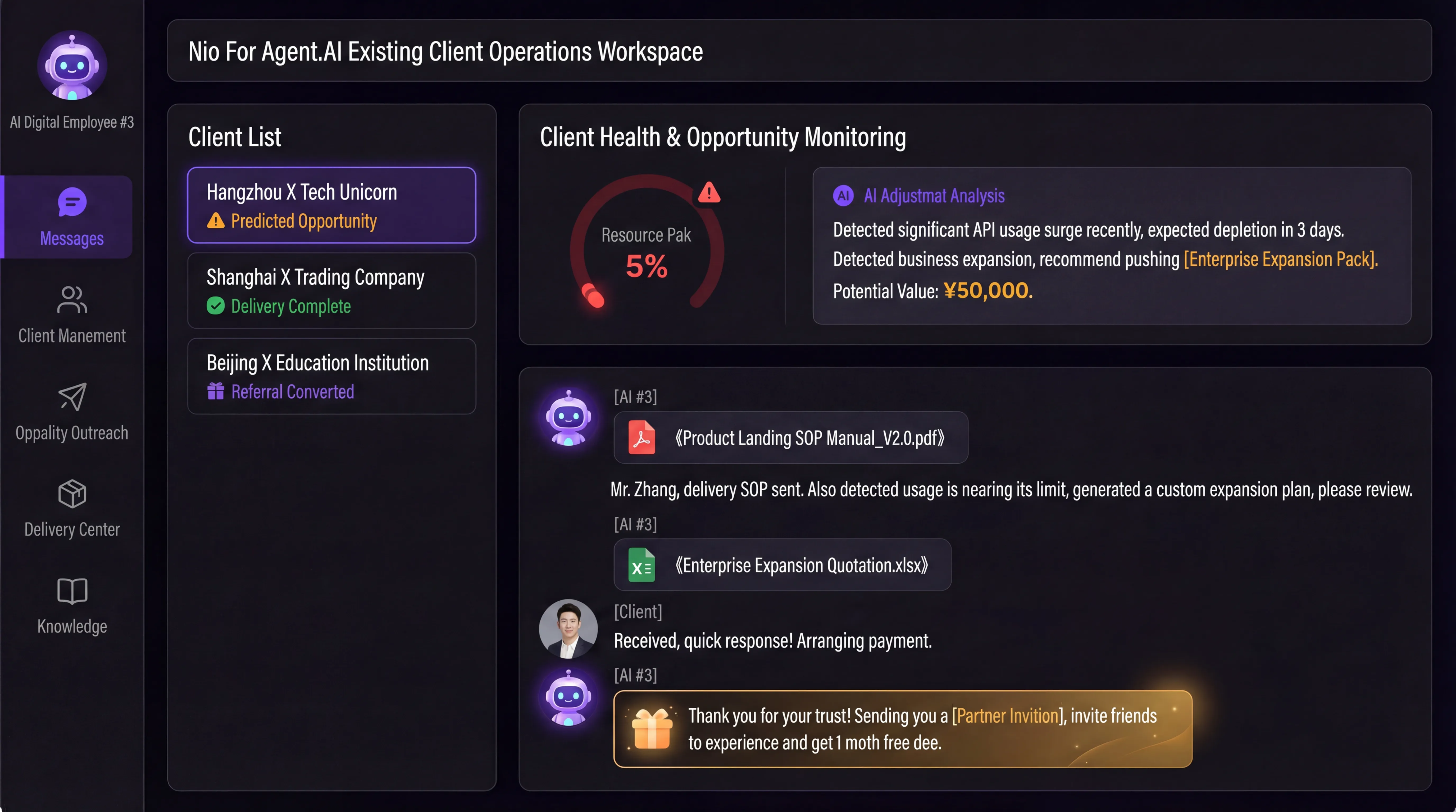 AI Employee #3 — Delivery & Retention Operations